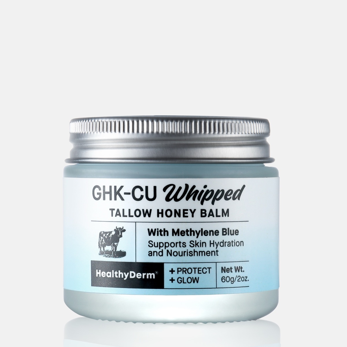 The Blue Balm jar with cap